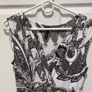 Soma Black and White Maxi Dress